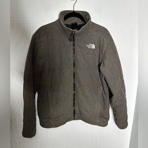 The North Face Men’s Gray Fleece Zip-In Jacket Liner Only Size M